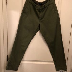 J. Crew Hunter Green Khaki Pants